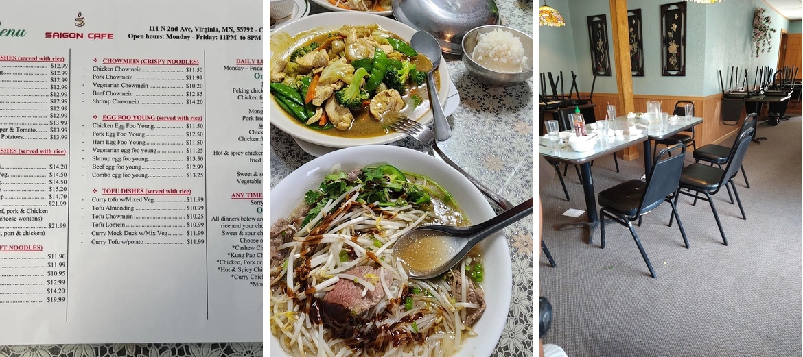 Saigon Cafe Menu